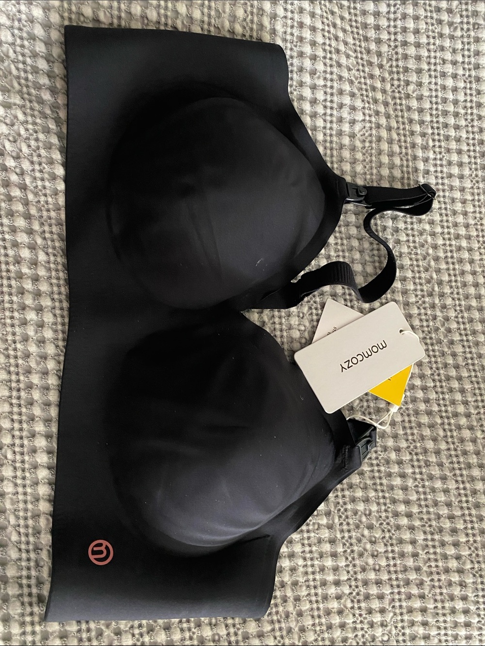 Mamoozy Black Seamless Padded Bra - Smooth Invisible Support